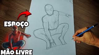 COMO desenhar o HOMEM-ARANHA passo a passo - Aula 01✍🏽