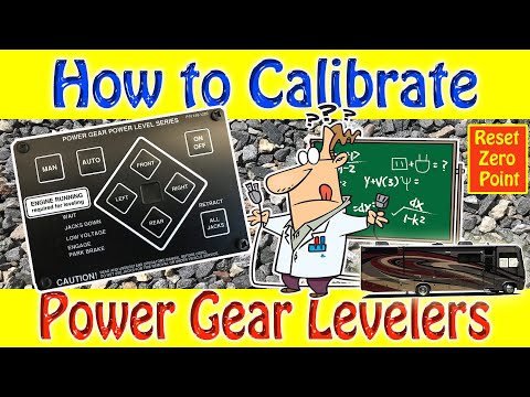 Calibrate RV Power Gear Leveling System
