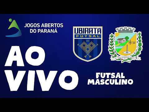🚨 AO VIVO | UBIRATÃ FUTSAL x QUINTA DO SOL | JOGOS ABERTOS | FUTSAL MACULINO🔥🏆
