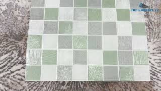 3D obklad pěnový Zelená kachlička (680x680mm) samolepící