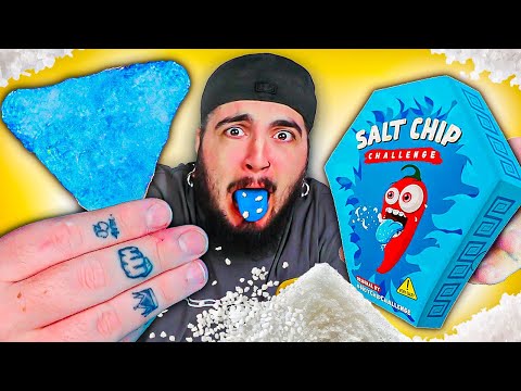 I took on the WORLD'S SALTIEST POTATO CHALLENGE - Salt Chip Challenge