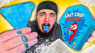 Fiz o DESAFIO da BATATA MAIS SALGADA DO MUNDO - Salt Chip Challenge
