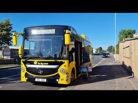 The Big Lemon Higer Steed BIG 558 on 52 to Patcham