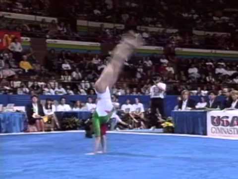 Adrienne Nyeste - Floor Exercise - 1995 McDonald's American Cup