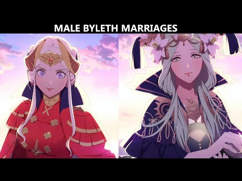 Fire Emblem: Three Houses – All Male Byleth Marriage Endings (S-Support Scenes)