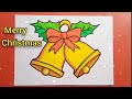 Easy Christmas Bell Drawing