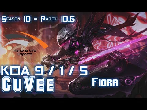 HLE CuVee FIORA vs AATROX Top - Patch 10.6 KR Ranked