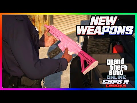 ALL NEW WEAPONS, Unlock BUFFALO STX PURSUIT Spikes, POLICE Cars, GTA5 DLC 2026 (GTA Online Update)