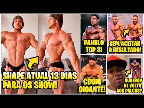 RAMON DINO 13 DIAS PARA O SHOW! CBUM GIGANTE! PAHBLO TOP3 ! RIVAL BRANDAO CHATEADO! RUDE NOS PALCOS?