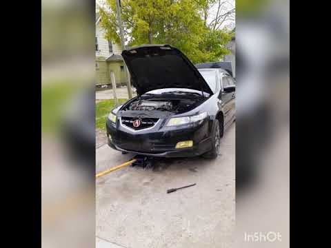 05 Tl clutch replacement without removing the subframe!!!!YES its possible