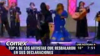 RESBALONES DE ARTISTAS TELEVISA MTY 2009