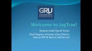 JagTrax: Student Audit Enhancements