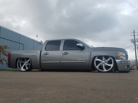 Bagged Silverado Intro Wheels Tub Work, Notch Cover, Dimple Dies, Bed Liner, Accuair