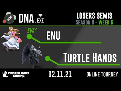 DNA.EXE S9:W6 - EVA^ | enu (Zelda) Vs. Turtle Hands (Sephiroth) - L Semifinals