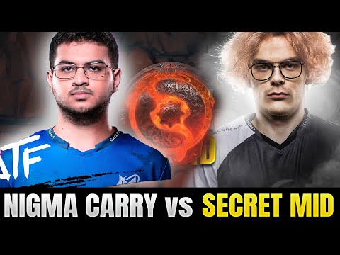 Nigma.ATF safelane Huskar vs New Secret Mid BOOM
