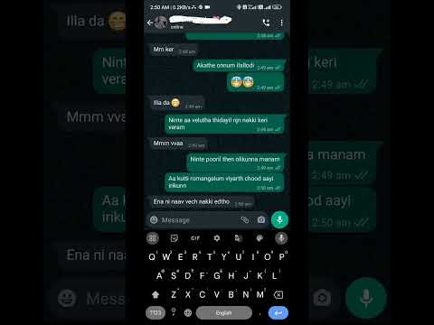Mallu Girl WhatsApp Kambi Chat - Part 9 #love #bollywood #chatstory #chat #mylovechats