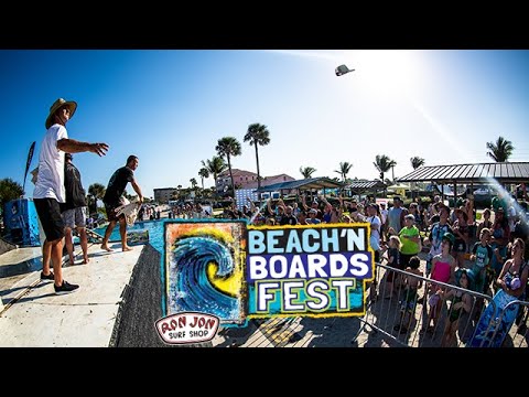 Billabong Rail Jam at the Ron Jon’s Beach N Boards Fest.