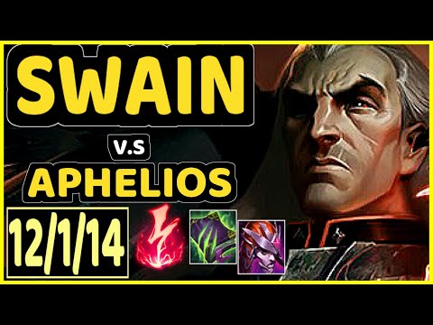 SWAIN vs APHELIOS - 12/1/14 KDA BOTTOM ADC GAMEPLAY - NA Ranked GRANDMASTER