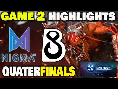 NIGMA VS B8 Game 2 WePlay! Mad Moon Quaterfinals