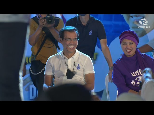 WATCH: Isko Moreno taps street imagery in campaign speeches