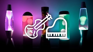 contemporary classical music with lava lamps