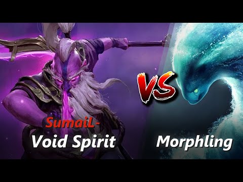 How to Void Spirit offlane vs Morphling/Monkey King (feat. SumaiL-) | First 10 minutes