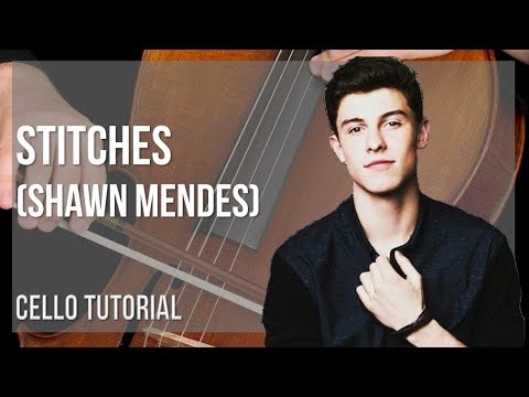 How to play Stitches by Shawn Mendes on Cello (Tutorial)