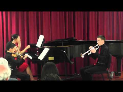 Ewazen Trio for Trumpet, Violin and Piano, 2nd mov. (Trifold Trio)