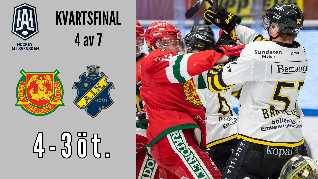 Mora IK - AIK | Höjdpunkter | Kvartsfinal 4 | Hockeyallsvenskan 2023/24