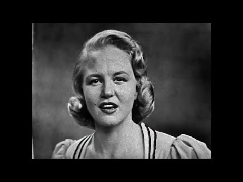 Peggy Lee & The Fontane Sisters - On Top of Old Smokey - Rare 1951 TV performance