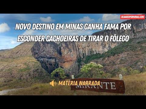 Essa cidade abriga a MAIOR cachoeira de Minas e a 3ª do Brasil
