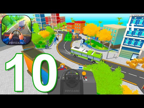 Vehicle Masters - Gameplay Walkthrough Part 10 Driving With City Bus (iOS, Android)
