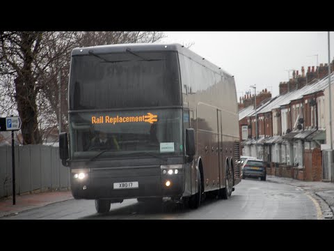 Top Deck View: Hodgsons Coaches XBO17 Ex YJ09CYY Vanhool Altano/TD921A
