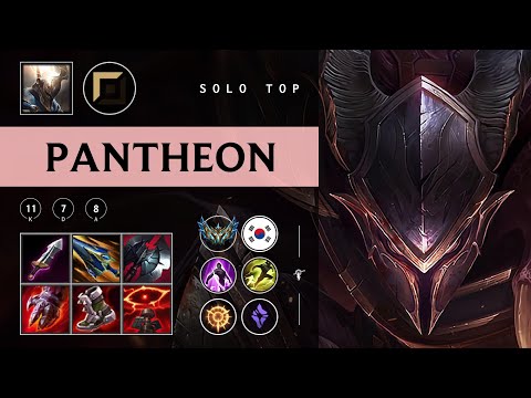 Pantheon Top vs Jayce - KR Challenger Patch 25.22