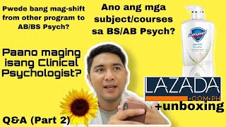 Subjects sa BS/AB Psychology? Pano maging Clinical Psych? | Safeguard Gentle Micellar Q&A Part 2