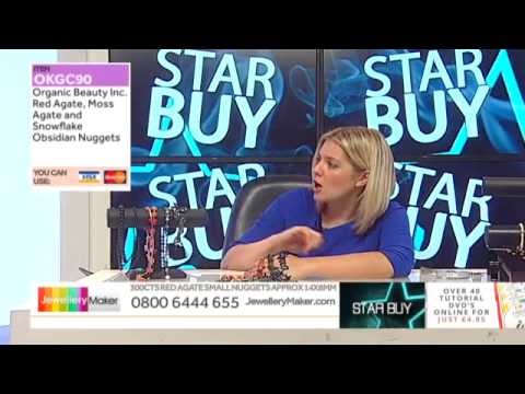 Blue Sapphire Graduated Faceted on The Late Show (JewelleryMaker) LIVE 26/03/2015