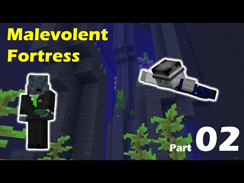 The FLOODED LABYRINTH! - Redstone Fortress Part 2 (ft DrMuffin)