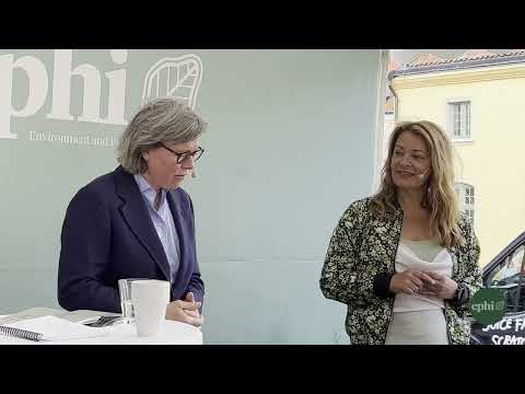 Ephi i Almedalen – Frukostdiskussion med författaren Lena Andersson – Trailer