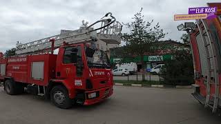 İtfaiye Müdürlüğü ekiplerimiz, İtfaiye Haftası kutlama etkinliği olarak konvoy ile kent turu yaptı.