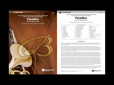 Paradiso, by Robert W. Smith -- Score & Sound