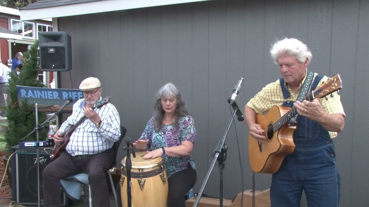 Promotional video thumbnail 2 for Rainier Riff, acoustic trio (guitar, bass, congas)