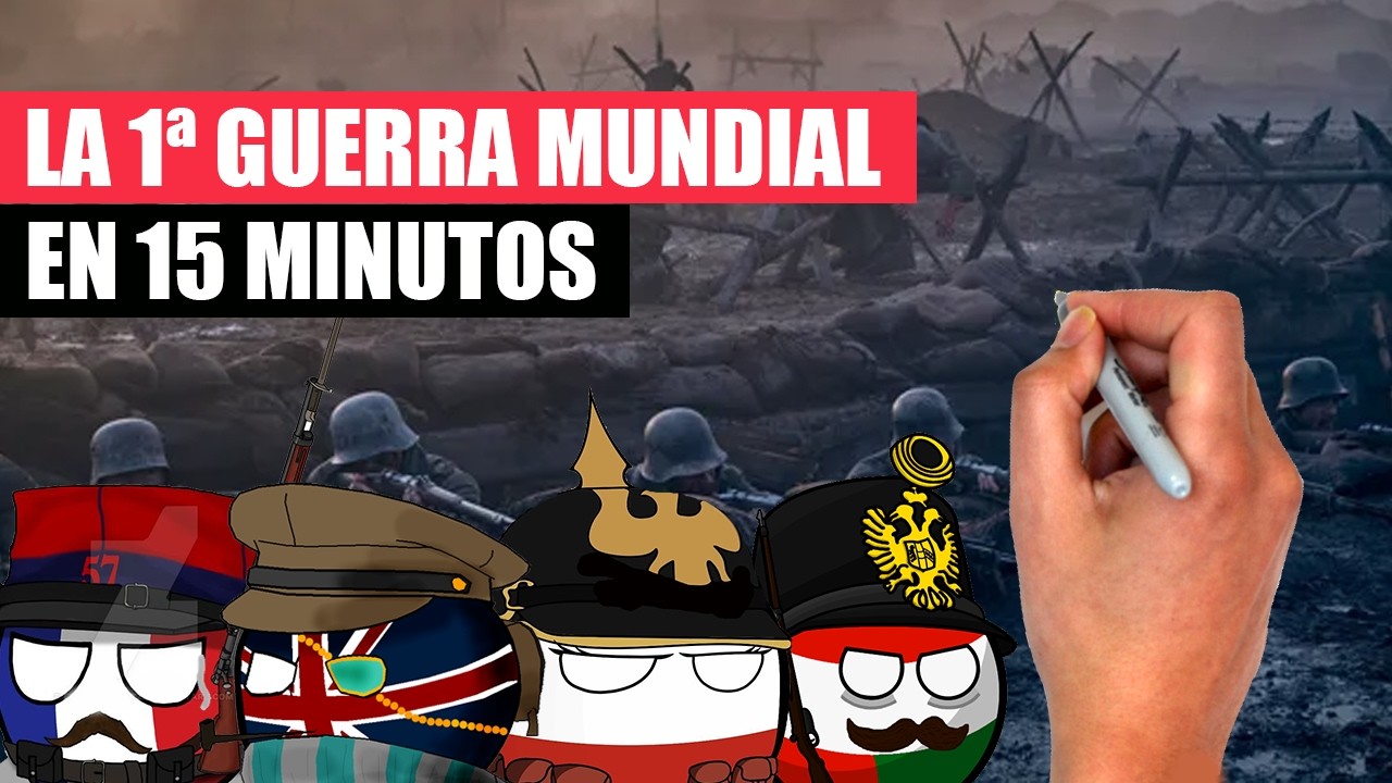 🔥 La PRIMERA GUERRA MUNDIAL en 15 minutos 🔥 | Resumen rápido y divertido