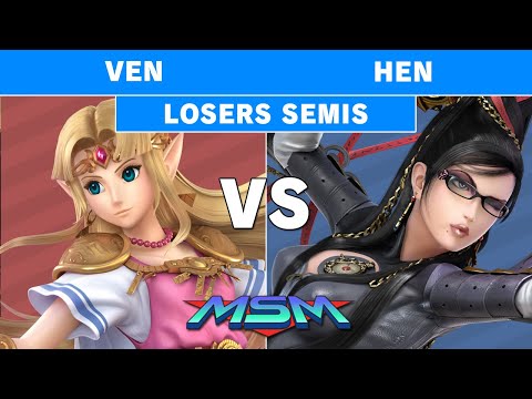 MSM Online 15 - Sugoi | Ven (Zelda) Vs Hen (Bayonetta) Losers Semis - Smash Ultimate