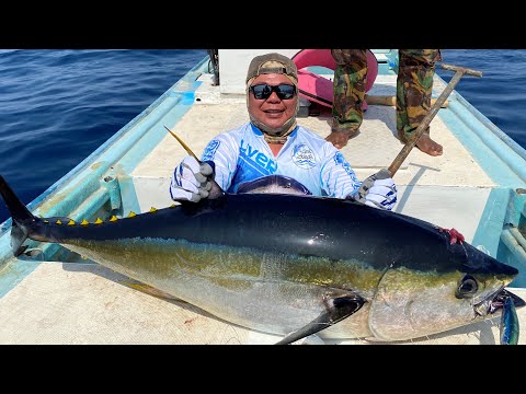 GA Oliver Biggest Catch | Yellow Fin Tuna Fishing | Offshore fishing in Oman #short