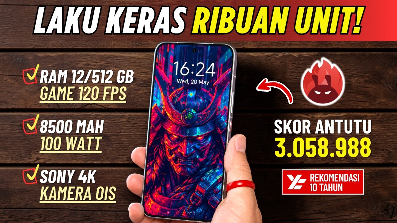 5 REKOMENDASI HP TERLARIS BULAN MEI 2026