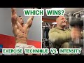Training Technique Vs. Intensity