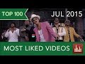 Top 100 Most Liked YouTube Videos Jul 2015