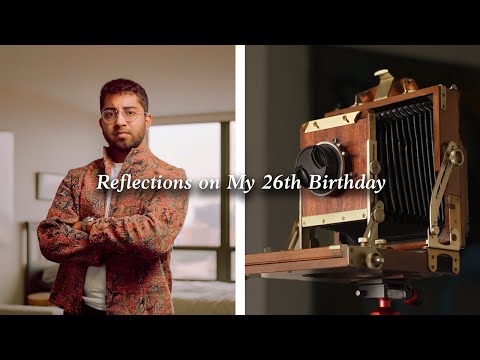 26th Birthday Reflections + Large Format Self-Portrait Photo