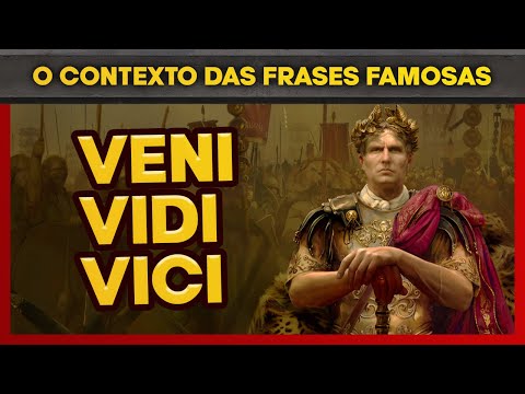 Vídeo: Veni vidi vici: significado e origem da frase