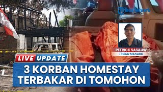 Tragedi Kebakaran Tewaskan Lansia Pemilik Homestay dan 2 Tamunya di Kota Tomohon Sulawesi Utara